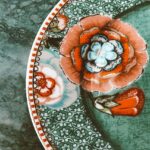 Bohemian Emerald Floral Dinner Plate